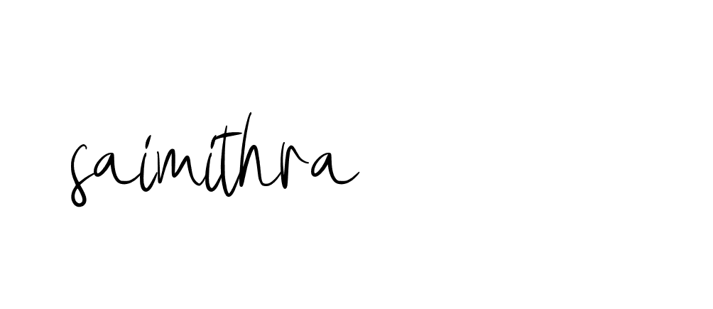 Signature of saimithra