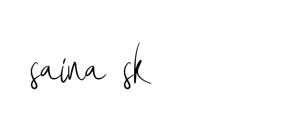 Signature of saina-sk