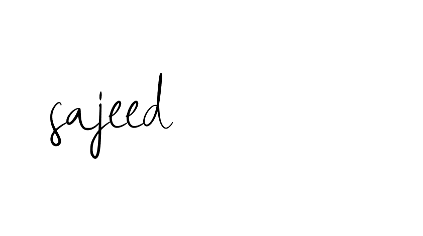 Signature of sajeed