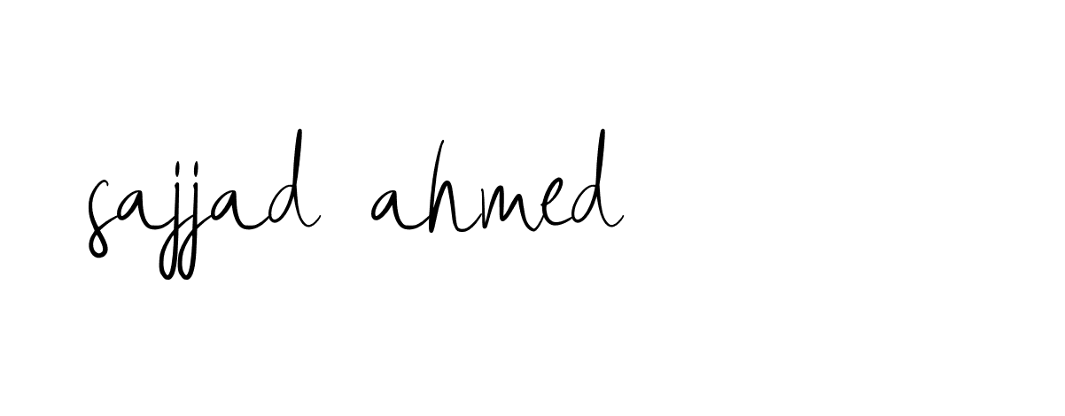 Signature of sajjad-ahmed