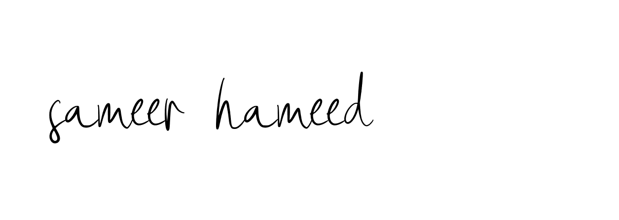 Signature of sameer-hameed