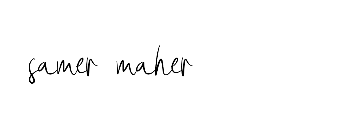 Signature of samer-maher-