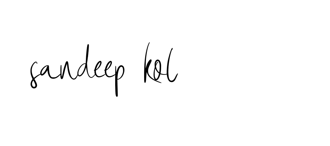 Signature of sandeep-kol