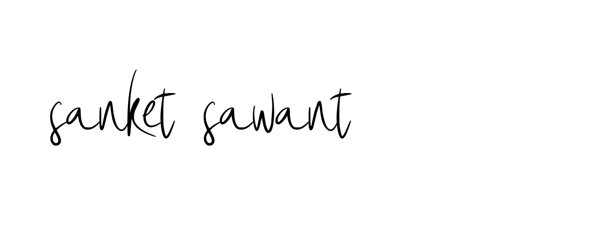 Signature of sanket-sawant