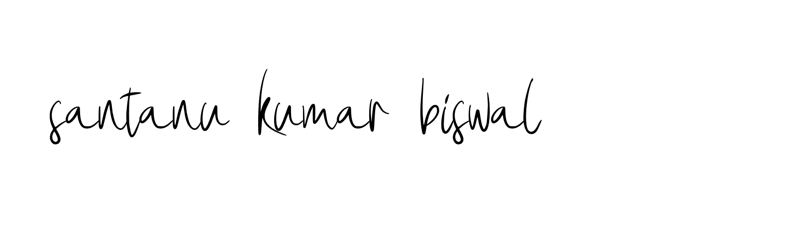 Signature of santanu-kumar-biswal