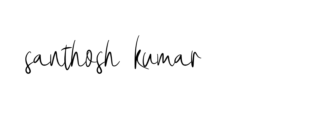 Signature of santhosh-kumar