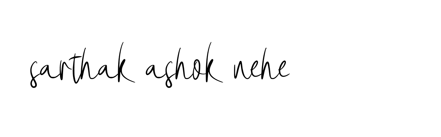 Signature of sarthak-ashok-nehe