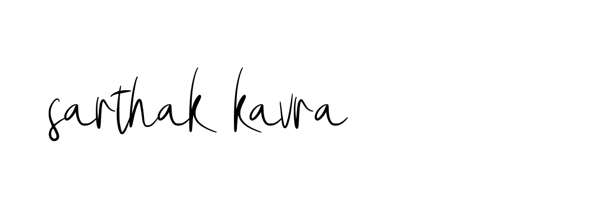 Signature of sarthak-kavra