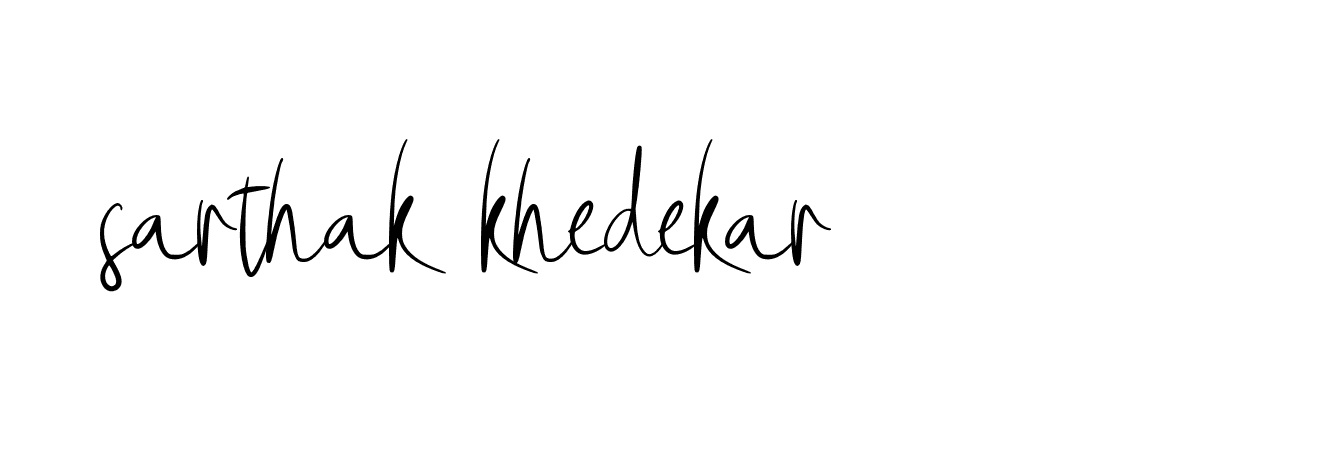 Signature of sarthak-khedekar