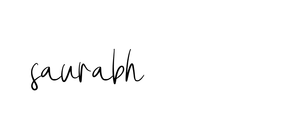 Signature of saurabh