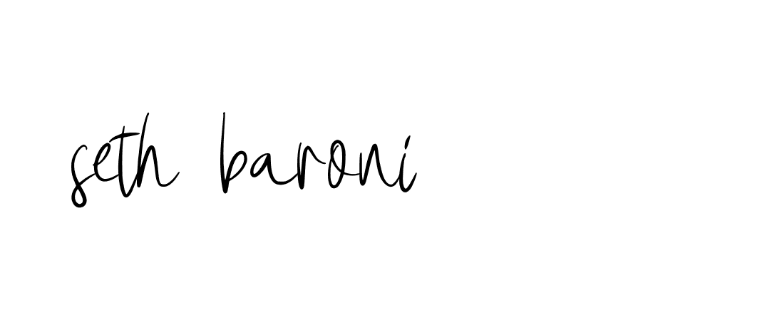 Signature of seth-baroni