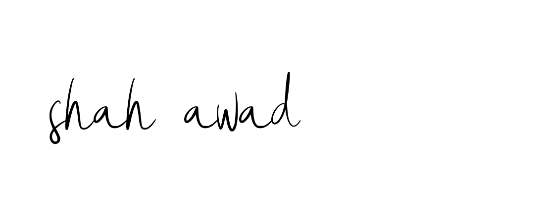 Signature of shah-awad