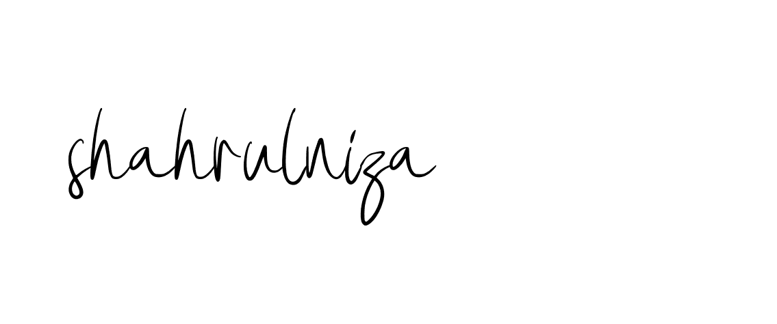 Signature of shahrulniza