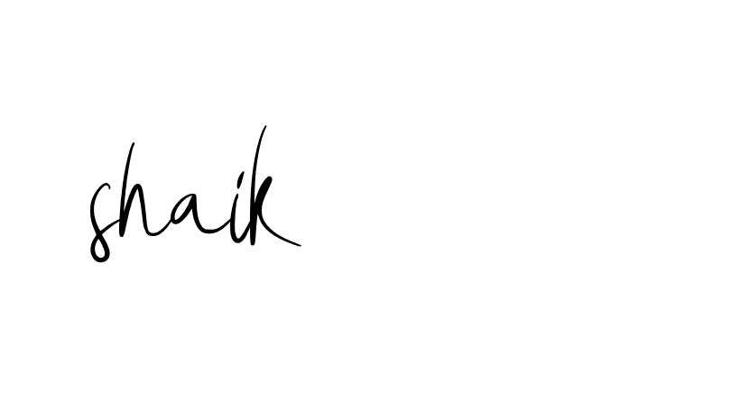 Signature of shaik