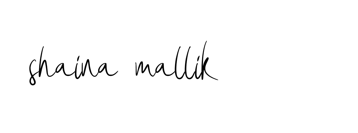 Signature of shaina-mallik