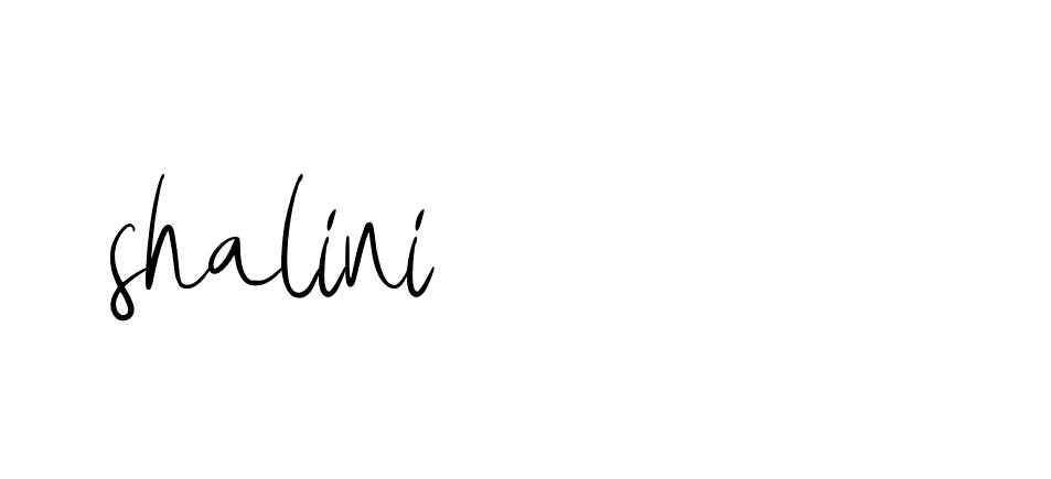 Signature of shalini-