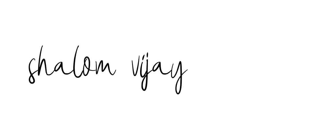 Signature of shalom-vijay