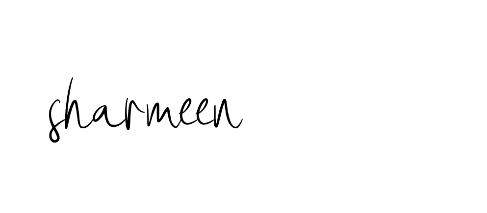 Signature of sharmeen