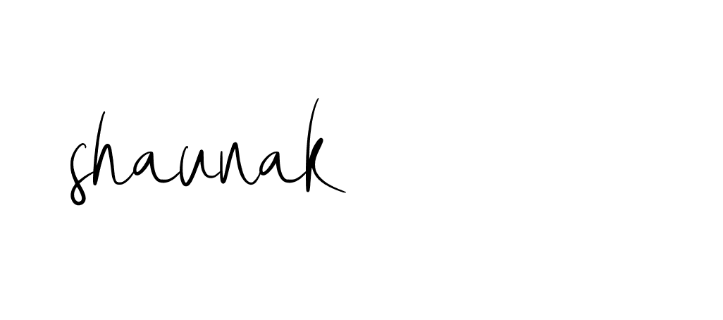 Signature of shaunak-