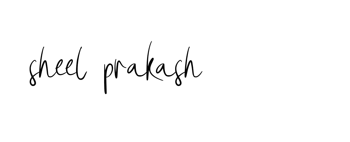 Signature of sheel-prakash