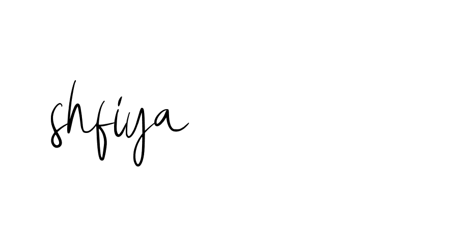 Signature of shfiya-