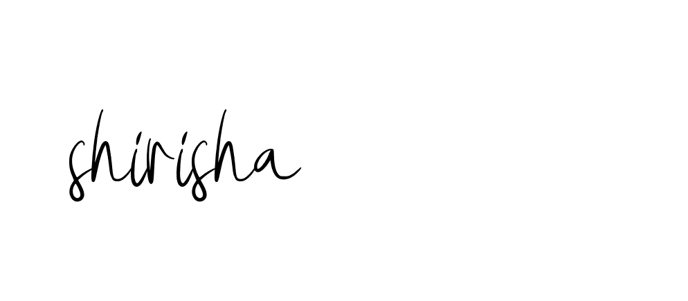 Signature of shirisha-