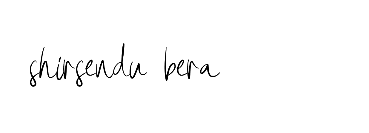 Signature of shirsendu-bera