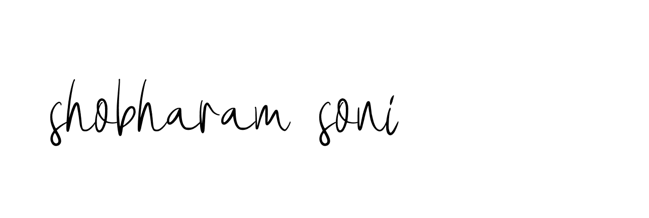 Signature of shobharam-soni