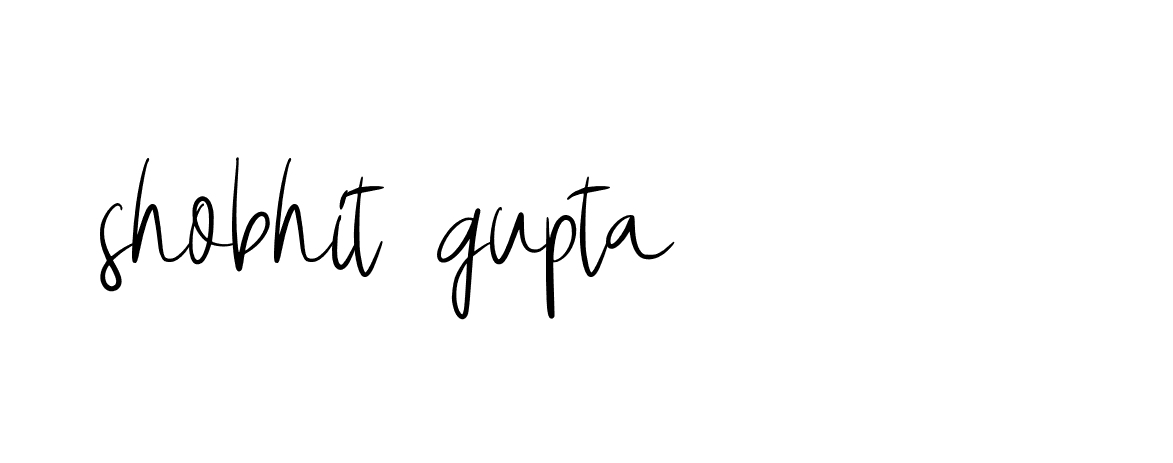 Signature of shobhit-gupta