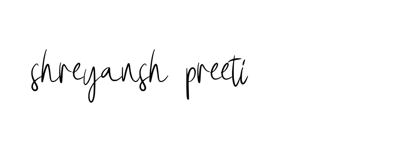 Signature of shreyansh-preeti