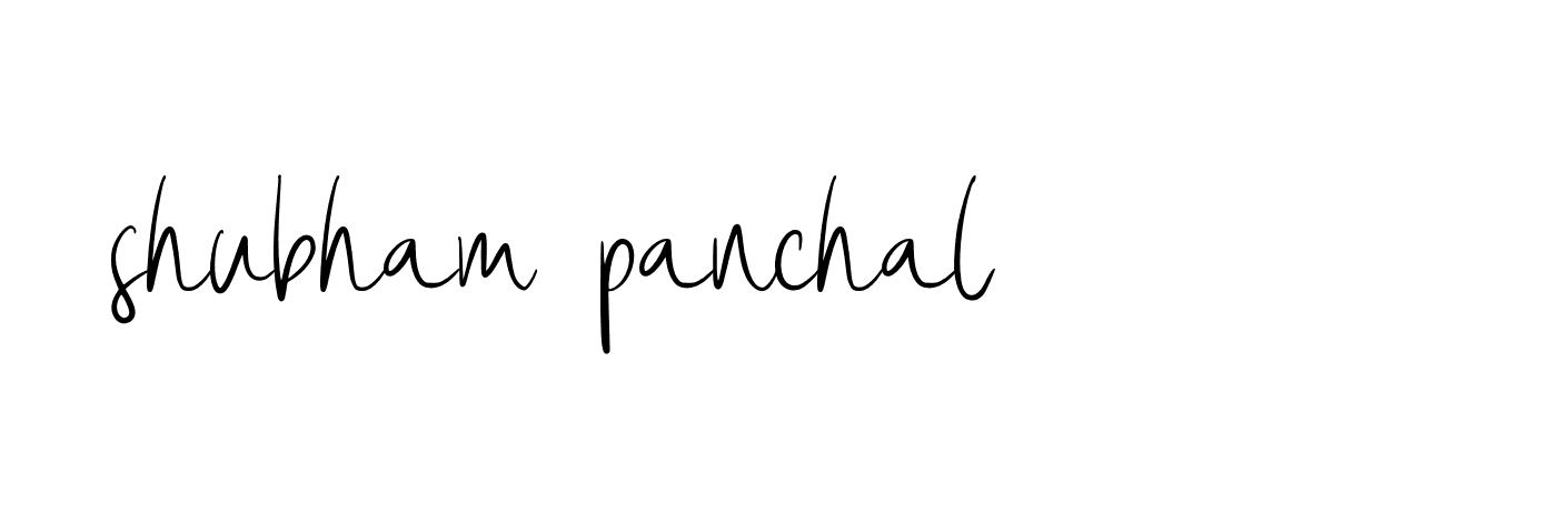 Signature of shubham-panchal