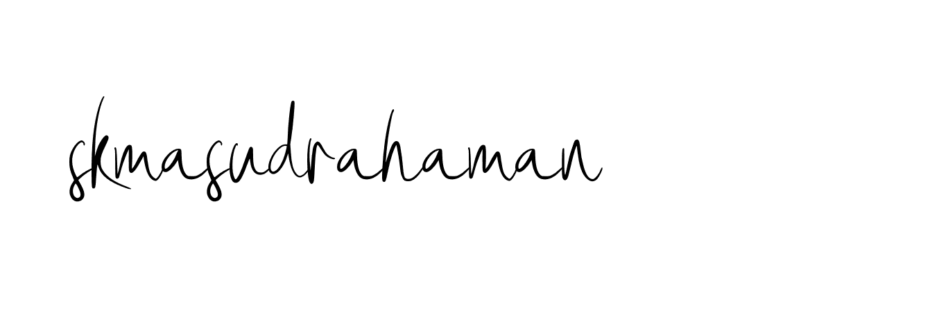 Signature of skmasudrahaman