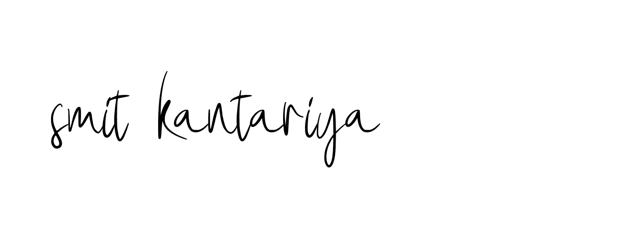 Signature of smit-kantariya