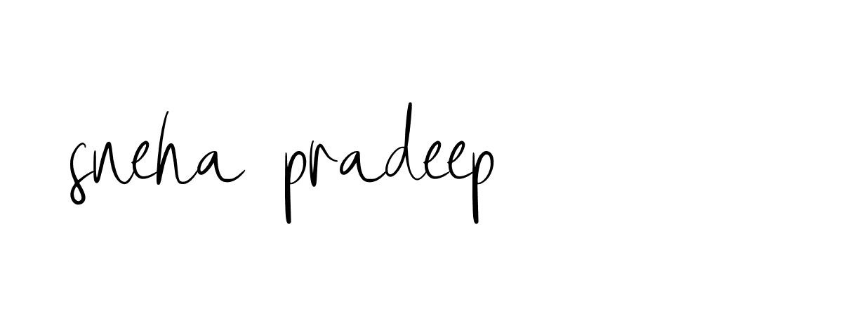 Signature of sneha-pradeep