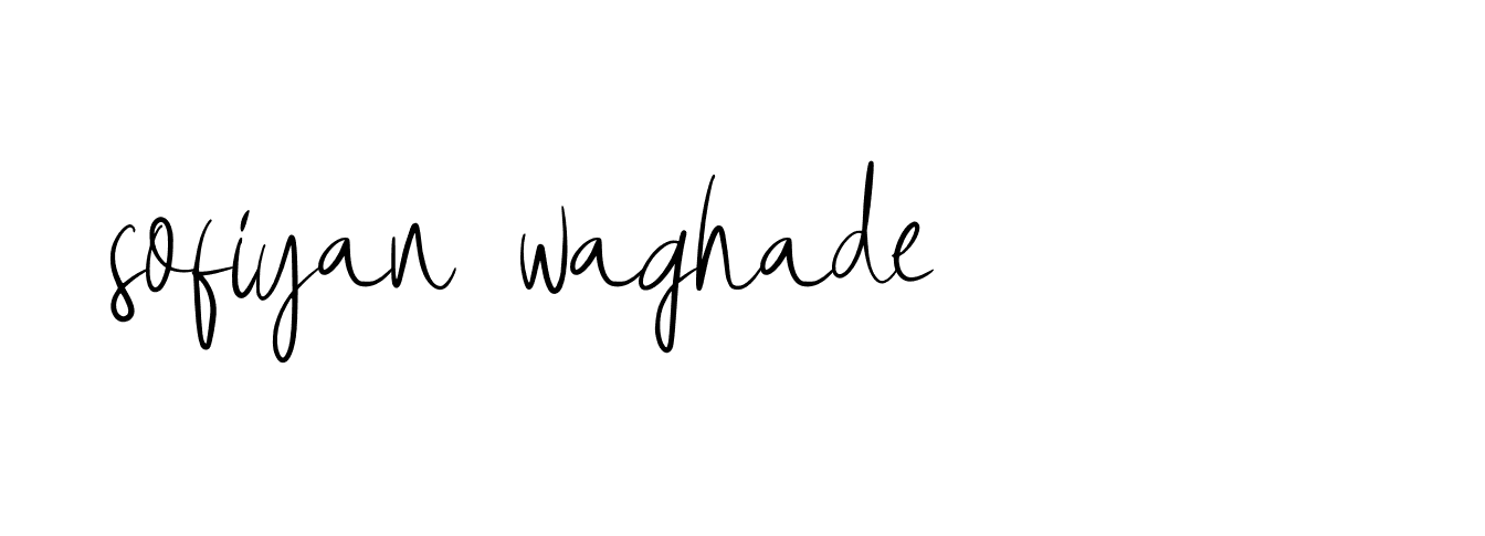 Signature of sofiyan-waghade