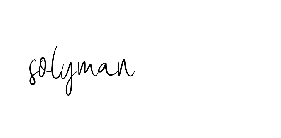 Signature of solyman