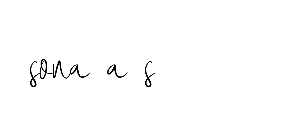 Signature of sona-a-s