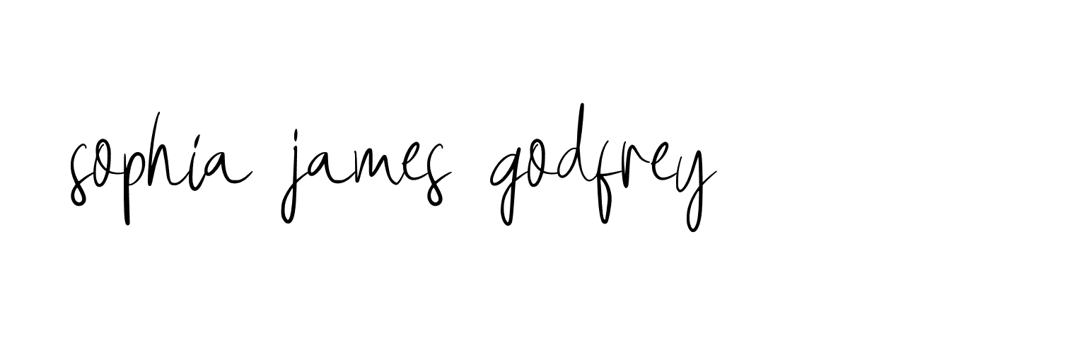 Signature of sophia-james-godfrey