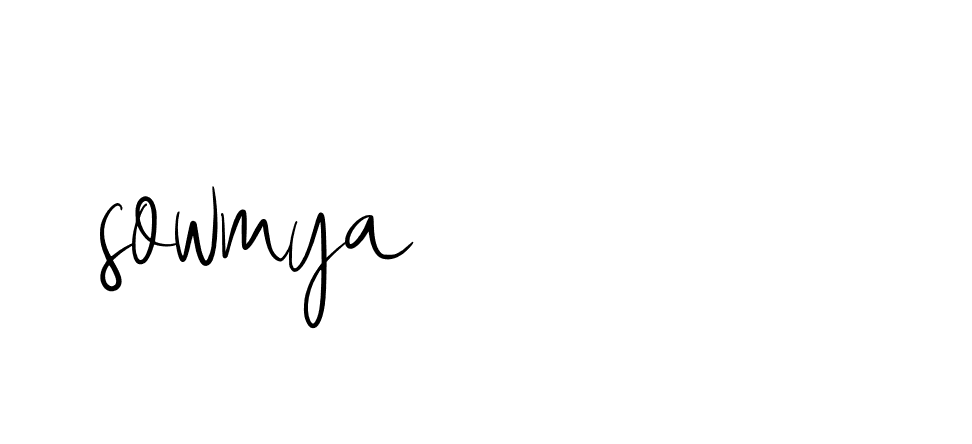 Signature of sowmya-