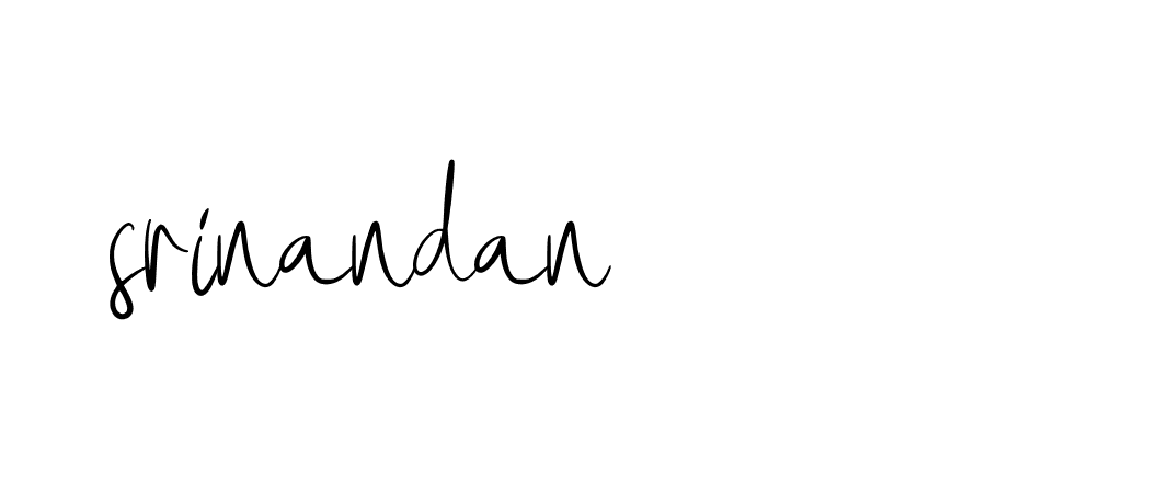 Signature of srinandan