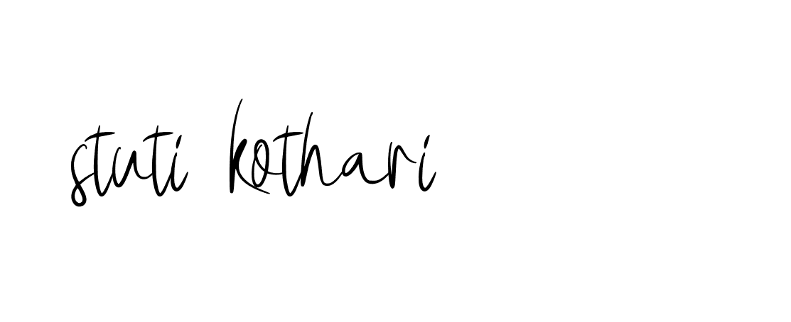 Signature of stuti-kothari