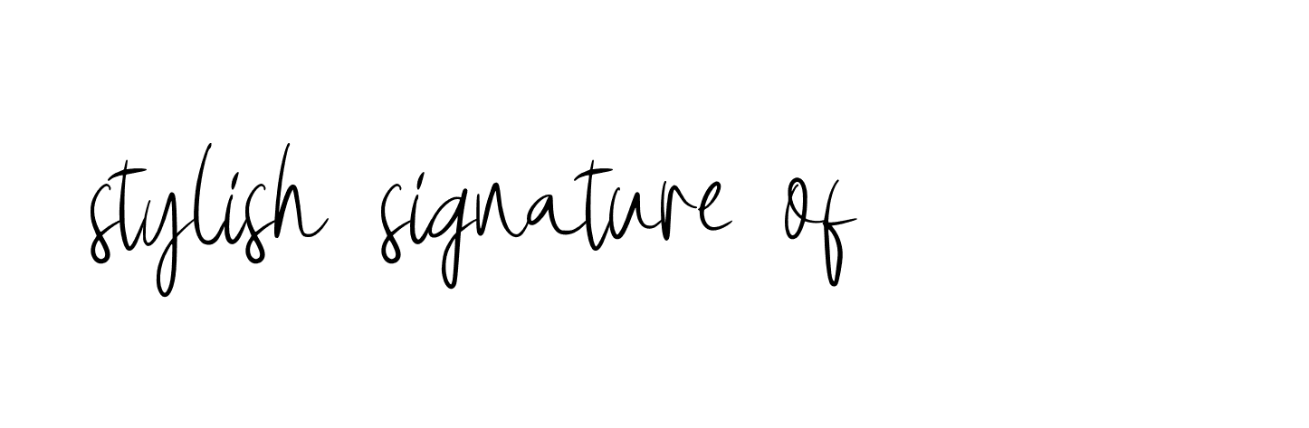 Signature of stylish-signature-of