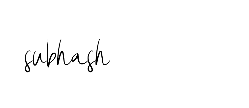 Signature of subhash-