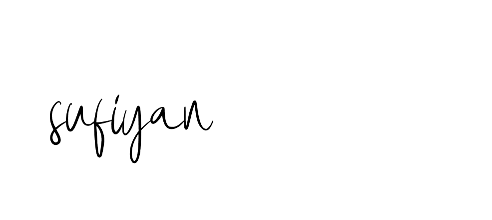 Signature of sufiyan-