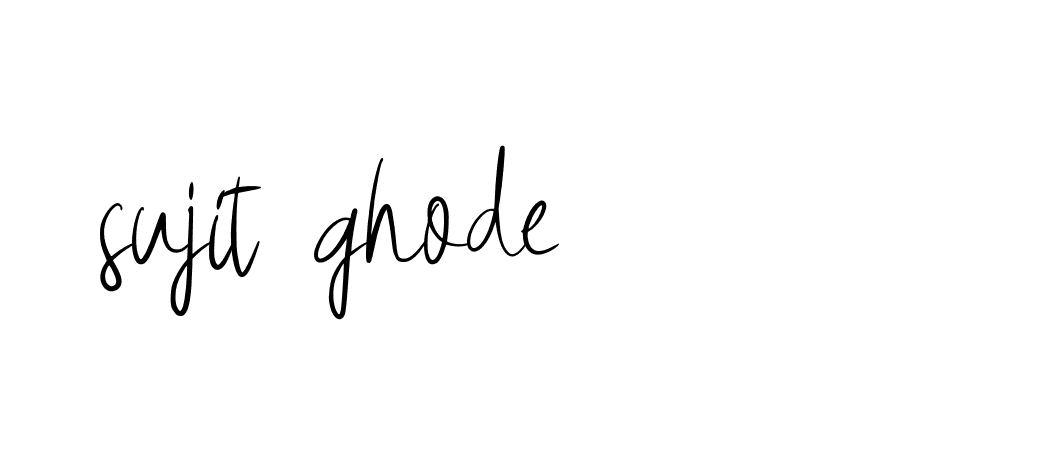 Signature of sujit-ghode