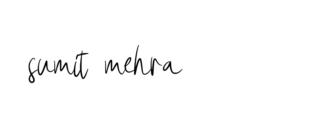 Signature of sumit-mehra