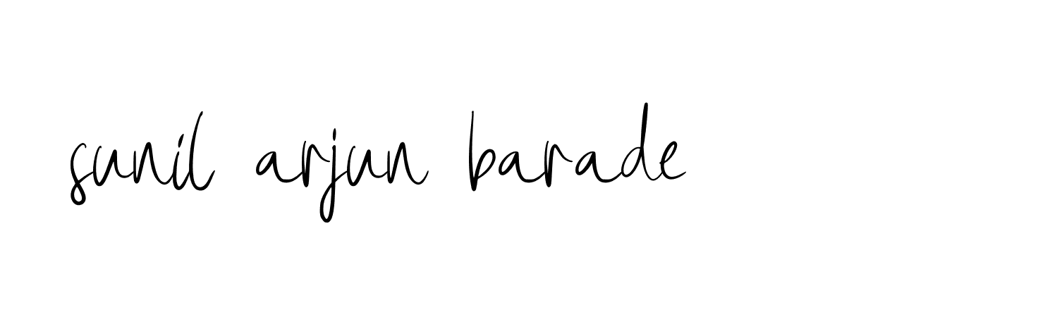 Signature of sunil-arjun-barade