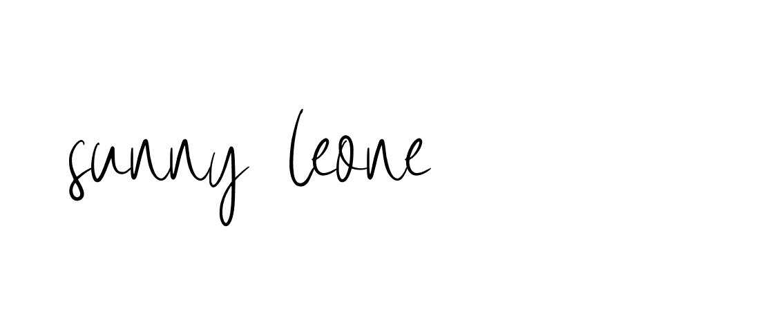 Signature of sunny-leone