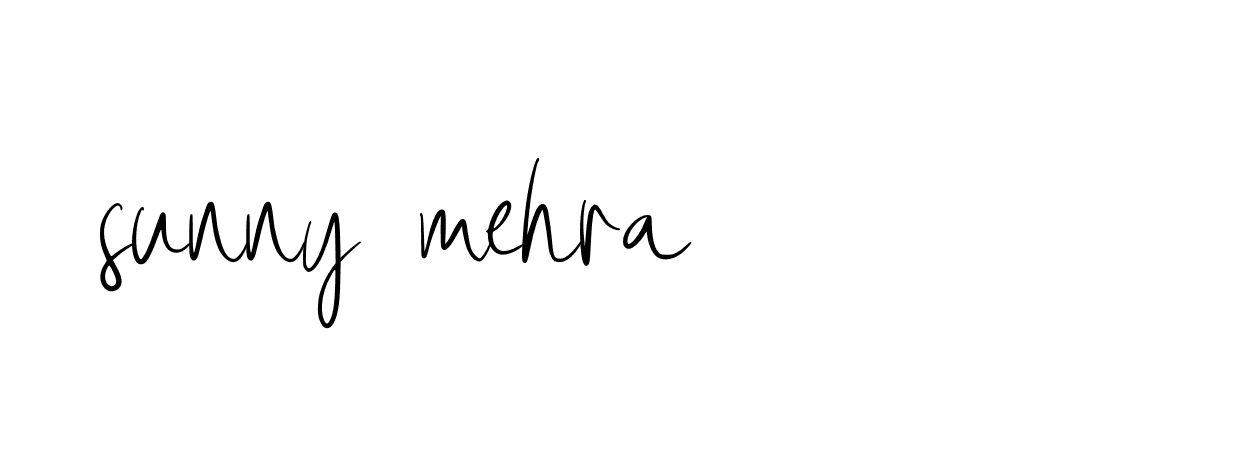 Signature of sunny-mehra-