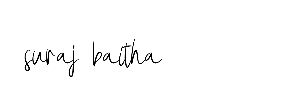 Signature of suraj-baitha-